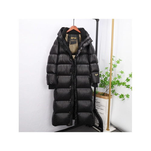 高級黑金鵞絨羽絨服2025冬季過膝長款東北超厚保暖極寒服男女同款 高級黑金鵞絨羽絨服2025冬季過膝長款東北超厚保暖極寒服男女同款