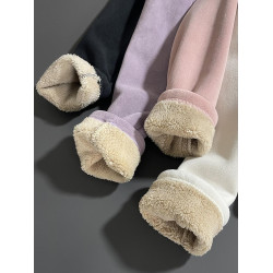 lulu秋冬季立領拼接羽絨服女2024新款加厚保暖搖粒絨外套