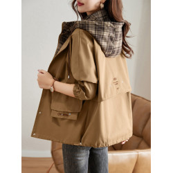 短外套女士裝早春秋季2025年新款爆款小個子媽媽夾克風衣時尚上衣