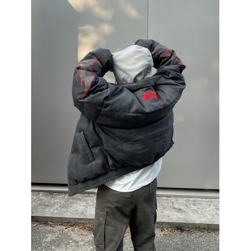 cemoliqiu原創荊棘刺綉字母加厚棉衣情侶秋冬季加厚情侶裝羽絨服 cemoliqiu原創荊棘刺綉字母加厚棉衣情侶秋冬季加厚情侶裝羽絨服