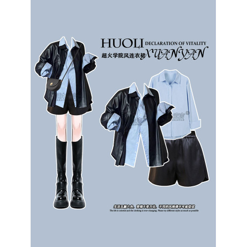 秋季流行風格黑色皮衣外套女2025新款爆款又酷又颯的美式寬松夾克 秋季流行風格黑色皮衣外套女2025新款爆款又酷又颯的美式寬松夾克