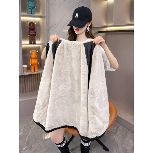 加絨加厚牛仔外套女秋冬2025新款寬松慵懶風休閒百搭羊羔毛派克服 加絨加厚牛仔外套女秋冬2025新款寬松慵懶風休閒百搭羊羔毛派克服