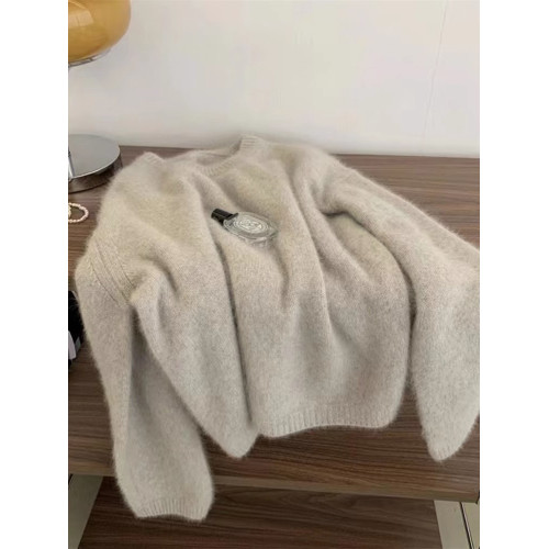 軟糯毛衣女秋冬季2026新款嬭fufu慵嬾風內搭打底針織衫高級感外穿