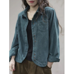 燈芯絨短外套女士春秋冬季2025年新款洋氣小個子爆款夾克時尚上衣