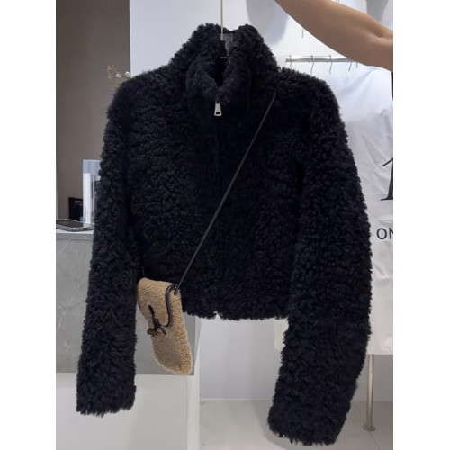 秋冬高級感時髦加厚羊羔毛外套女韓版時尚休閒寬松短款夾克開衫潮 秋冬高級感時髦加厚羊羔毛外套女韓版時尚休閒寬松短款夾克開衫潮