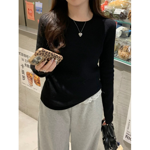 低領加絨毛衣女款2025新款冬季加厚內搭保暖打底衫秋冬針織上衣