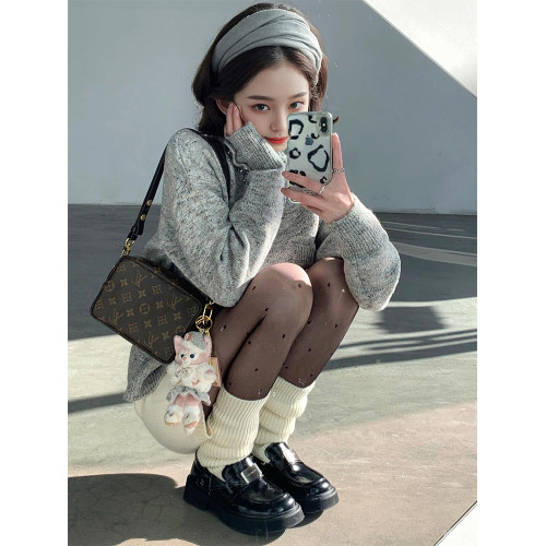 小衆設計感灰色毛衣開衫女2025秋季韓系獨特超好看針織上衣短外套