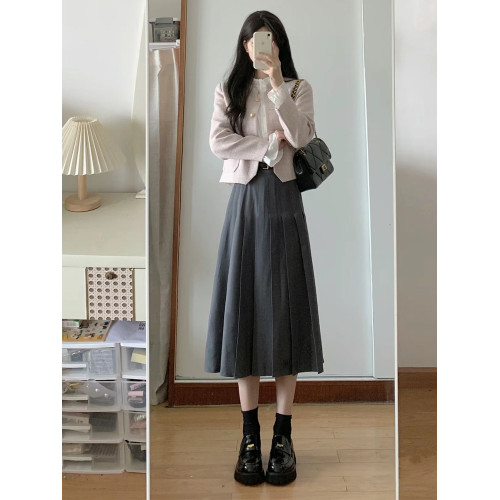 法式粉紫色減齡小香風外套女春秋季新款溫柔氣質顯瘦長袖短款上衣 法式粉紫色減齡小香風外套女春秋季新款溫柔氣質顯瘦長袖短款上衣