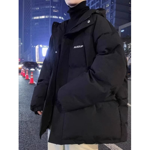 2025年冬季新款連帽羽絨服男士加厚保暖寬松大碼麵包服情侶棉服 2025年冬季新款連帽羽絨服男士加厚保暖寬松大碼麵包服情侶棉服