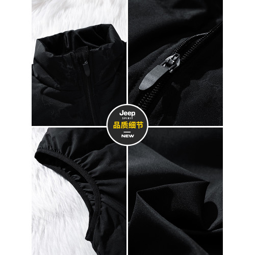 吉普男士羽絨馬甲男款冬季馬夾男坎肩大碼男裝新款背心羽絨服外套 吉普男士羽絨馬甲男款冬季馬夾男坎肩大碼男裝新款背心羽絨服外套