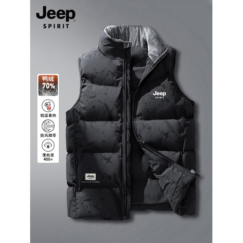 吉普男士羽絨馬甲男款冬季馬夾男坎肩大碼男裝新款背心羽絨服外套 吉普男士羽絨馬甲男款冬季馬夾男坎肩大碼男裝新款背心羽絨服外套