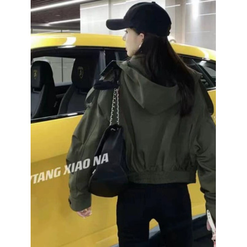 一線大牌清貨小個子短款風衣外套女春秋款夾克上衣超酷炸街沖鋒衣 一線大牌清貨小個子短款風衣外套女春秋款夾克上衣超酷炸街沖鋒衣