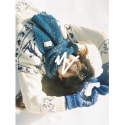 聖誕費爾島毛衣開衫外套女秋冬2025新款慵懶風高級感寬松針織上衣