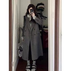 版型巨好看羽絨內膽大衣羽絨服女2025深冬季新款呢子毛呢外套保暖