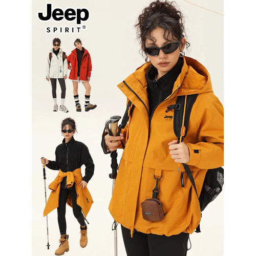 JEEP玫瑰的故事黃亦玫劉亦菲同款沖鋒衣女2025新款三合一春秋外套 JEEP玫瑰的故事黃亦玫劉亦菲同款沖鋒衣女2025新款三合一春秋外套