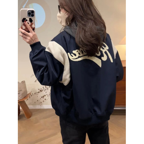 加厚短款棒球服外套女秋冬裝新款2025爆款韓版夾棉小個子夾克上衣 加厚短款棒球服外套女秋冬裝新款2025爆款韓版夾棉小個子夾克上衣