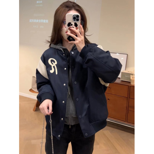 加厚短款棒球服外套女秋冬裝新款2025爆款韓版夾棉小個子夾克上衣 加厚短款棒球服外套女秋冬裝新款2025爆款韓版夾棉小個子夾克上衣