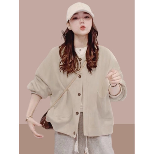 2025春秋季新款女士短外套開衫衛衣棒球服洋氣爆款夾克上衣女裝 2025春秋季新款女士短外套開衫衛衣棒球服洋氣爆款夾克上衣女裝