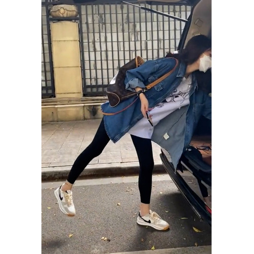 復古港風軟牛仔襯衫女春秋韓版寬松小個子氣質曡穿襯衣百搭薄外套 復古港風軟牛仔襯衫女春秋韓版寬松小個子氣質曡穿襯衣百搭薄外套