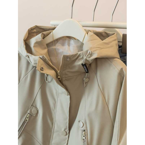 大碼夾棉加厚寬松棒球服沖鋒衣外套秋季胖mm顯瘦高級連帽夾克上衣 大碼夾棉加厚寬松棒球服沖鋒衣外套秋季胖mm顯瘦高級連帽夾克上衣