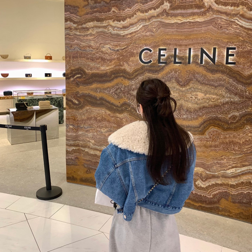 韓國娃娃領羊羔毛短款牛仔外套女冬寬松顯瘦加絨加厚顆粒羊絨上衣 韓國娃娃領羊羔毛短款牛仔外套女冬寬松顯瘦加絨加厚顆粒羊絨上衣