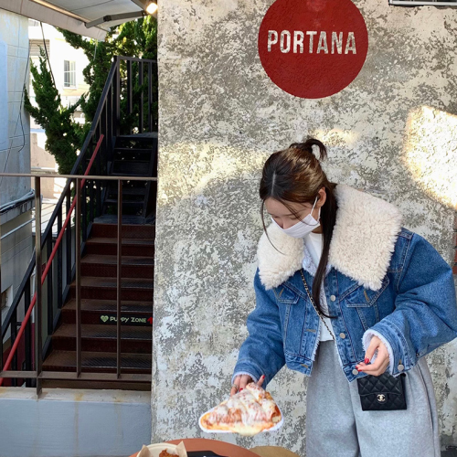 韓國娃娃領羊羔毛短款牛仔外套女冬寬松顯瘦加絨加厚顆粒羊絨上衣 韓國娃娃領羊羔毛短款牛仔外套女冬寬松顯瘦加絨加厚顆粒羊絨上衣