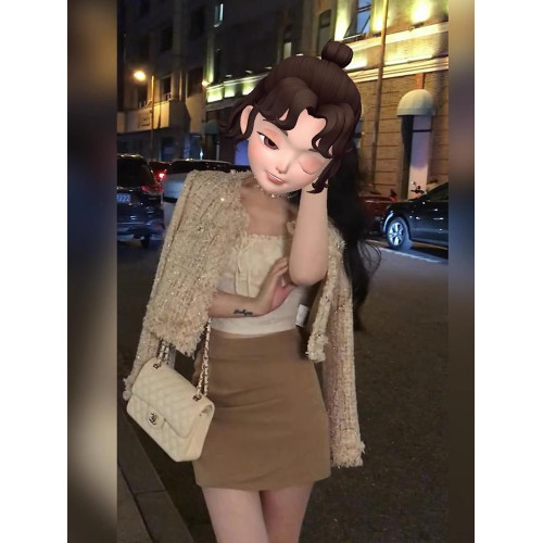 法式千金小香風外套女2025新款秋冬小個子高級感夾棉加厚短款上衣 法式千金小香風外套女2025新款秋冬小個子高級感夾棉加厚短款上衣