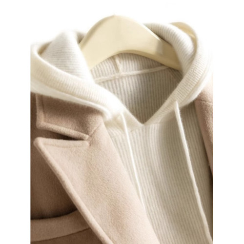 秋季新款羊毛絨衫女連帽毛衣外穿慵懶風寬松針織厚實打底衛衣上衣 秋季新款羊毛絨衫女連帽毛衣外穿慵懶風寬松針織厚實打底衛衣上衣