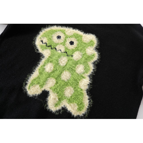 XinmonLee高級感黑色圓領針織衫毛衣冬季女氣質洋氣減齡內搭上衣 XinmonLee高級感黑色圓領針織衫毛衣冬季女氣質洋氣減齡內搭上衣