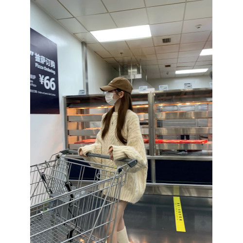 大碼胖MM毛衣女秋冬季加厚今年流行漂亮奶系慵懶風別致絕美針織衫 大碼胖MM毛衣女秋冬季加厚今年流行漂亮奶系慵懶風別致絕美針織衫