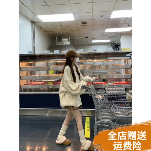 大碼胖MM毛衣女秋冬季加厚今年流行漂亮奶系慵懶風別致絕美針織衫 大碼胖MM毛衣女秋冬季加厚今年流行漂亮奶系慵懶風別致絕美針織衫