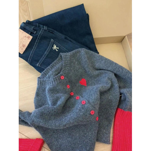 高級感超好看撞色針織開衫外套女秋冬季內搭上衣軟糯獨特灰色毛衣 高級感超好看撞色針織開衫外套女秋冬季內搭上衣軟糯獨特灰色毛衣