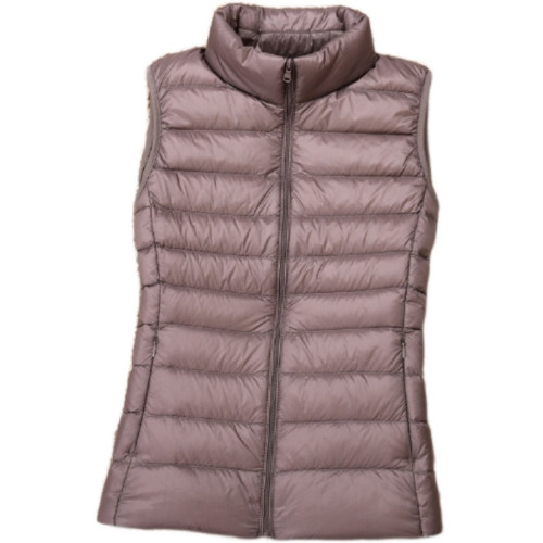 冬季輕薄羽絨服馬夾女短款寬松顯瘦外套白鴨絨媽媽中老年背心馬甲 冬季輕薄羽絨服馬夾女短款寬松顯瘦外套白鴨絨媽媽中老年背心馬甲