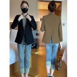 小西裝外套女小個子短款上衣2025秋季新款韓版寬松休閒氣質小西服