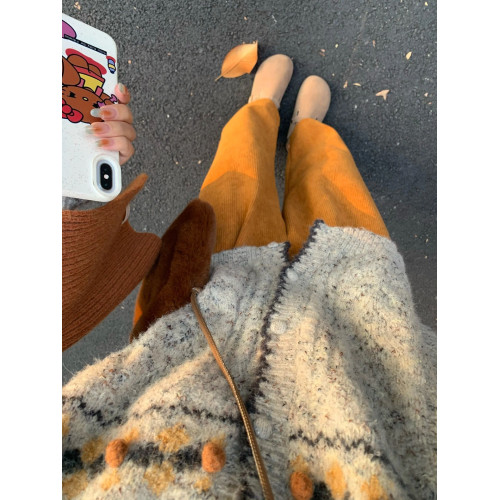 高級感超好看毛衣女早秋刺綉上衣慵懶風軟糯外套灰色針織開衫外穿