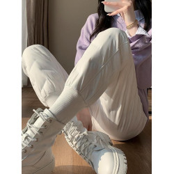 零下40度棉褲哈爾濱雪鄕旅遊羽絨褲女外穿冬季高級防水防寒褲滑雪