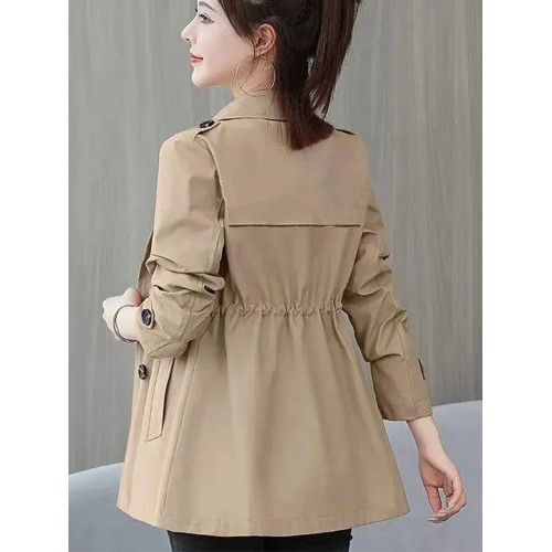 有裡布!春秋洋氣減齡外套女2025新款收腰顯瘦小個子媽媽氣質風衣 有裡布!春秋洋氣減齡外套女2025新款收腰顯瘦小個子媽媽氣質風衣