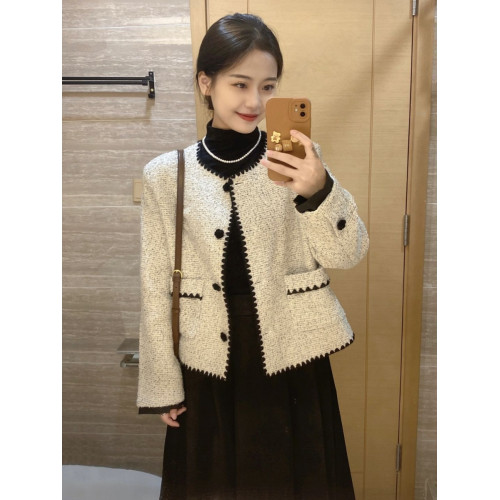 2025新款小香風外套女春秋季氣質名媛高級感炸街減齡短款上衣夾克 2025新款小香風外套女春秋季氣質名媛高級感炸街減齡短款上衣夾克