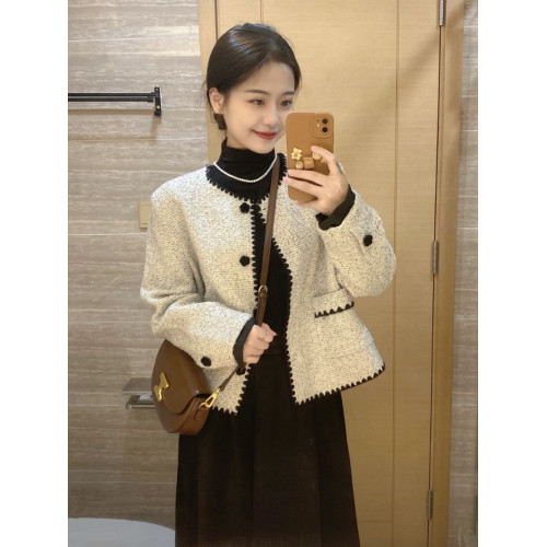 2025新款小香風外套女春秋季氣質名媛高級感炸街減齡短款上衣夾克 2025新款小香風外套女春秋季氣質名媛高級感炸街減齡短款上衣夾克