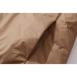 日系簡約女裝輕薄可攜式可收納圓領純色白鴨絨外穿內搭兩用羽絨服