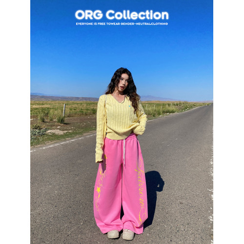 ORG Collection韓系V領麻花毛衣針織衫秋冬女寬松百搭長袖上衣 ORG Collection韓系V領麻花毛衣針織衫秋冬女寬松百搭長袖上衣