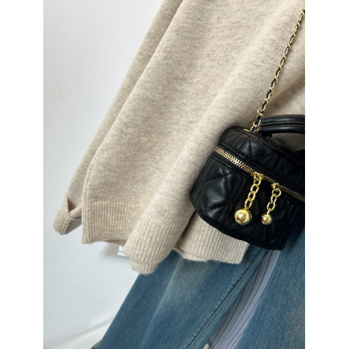 polo領毛衣女秋冬季加厚內搭2025年新款慵懶風翻領休閒針織衫上衣