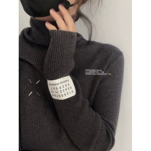 高級感堆堆領羊毛針織高領打底衫女秋冬小衆設計今年流行漂亮毛衣 高級感堆堆領羊毛針織高領打底衫女秋冬小衆設計今年流行漂亮毛衣