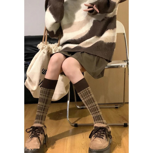 慵懶風軟糯復古針織條紋毛衣女寬松2024春秋厚新款設計感小衆上衣 慵懶風軟糯復古針織條紋毛衣女寬松2024春秋厚新款設計感小衆上衣