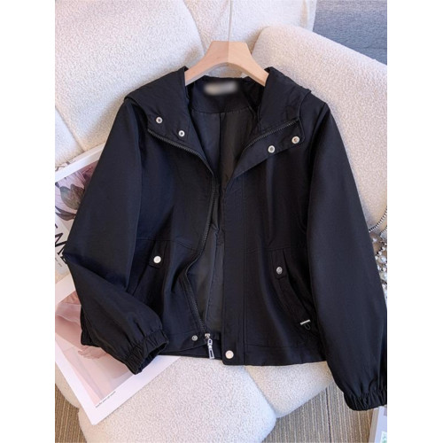 廣州十三行女裝爆款~2025早春新款外套寬松休閒工裝小個子短風衣 廣州十三行女裝爆款~2025早春新款外套寬松休閒工裝小個子短風衣