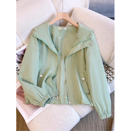 廣州十三行女裝爆款~2025早春新款外套寬松休閒工裝小個子短風衣 廣州十三行女裝爆款~2025早春新款外套寬松休閒工裝小個子短風衣