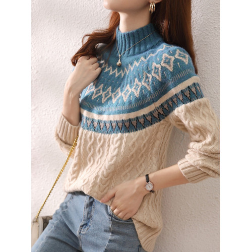 加厚毛衣女秋冬2025年新款女士套頭寬松半高領打底衫內搭洋氣上衣 加厚毛衣女秋冬2025年新款女士套頭寬松半高領打底衫內搭洋氣上衣