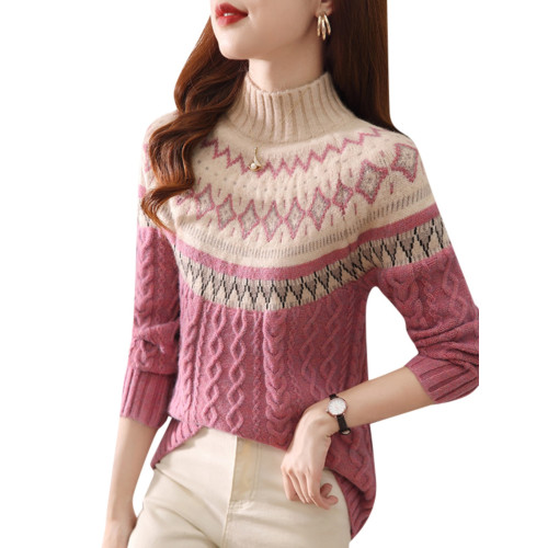 加厚毛衣女秋冬2025年新款女士套頭寬松半高領打底衫內搭洋氣上衣 加厚毛衣女秋冬2025年新款女士套頭寬松半高領打底衫內搭洋氣上衣