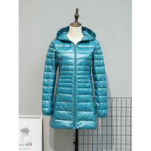 冬季輕薄羽絨服女加肥加大碼胖mm200斤中長款媽媽裝超輕便超薄款 冬季輕薄羽絨服女加肥加大碼胖mm200斤中長款媽媽裝超輕便超薄款