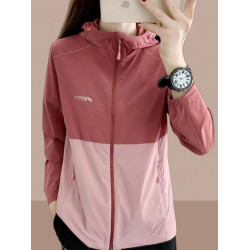 2025夏戶外冰絲防曬服女士防紫外線薄款透氣外套運動皮膚衣防曬服